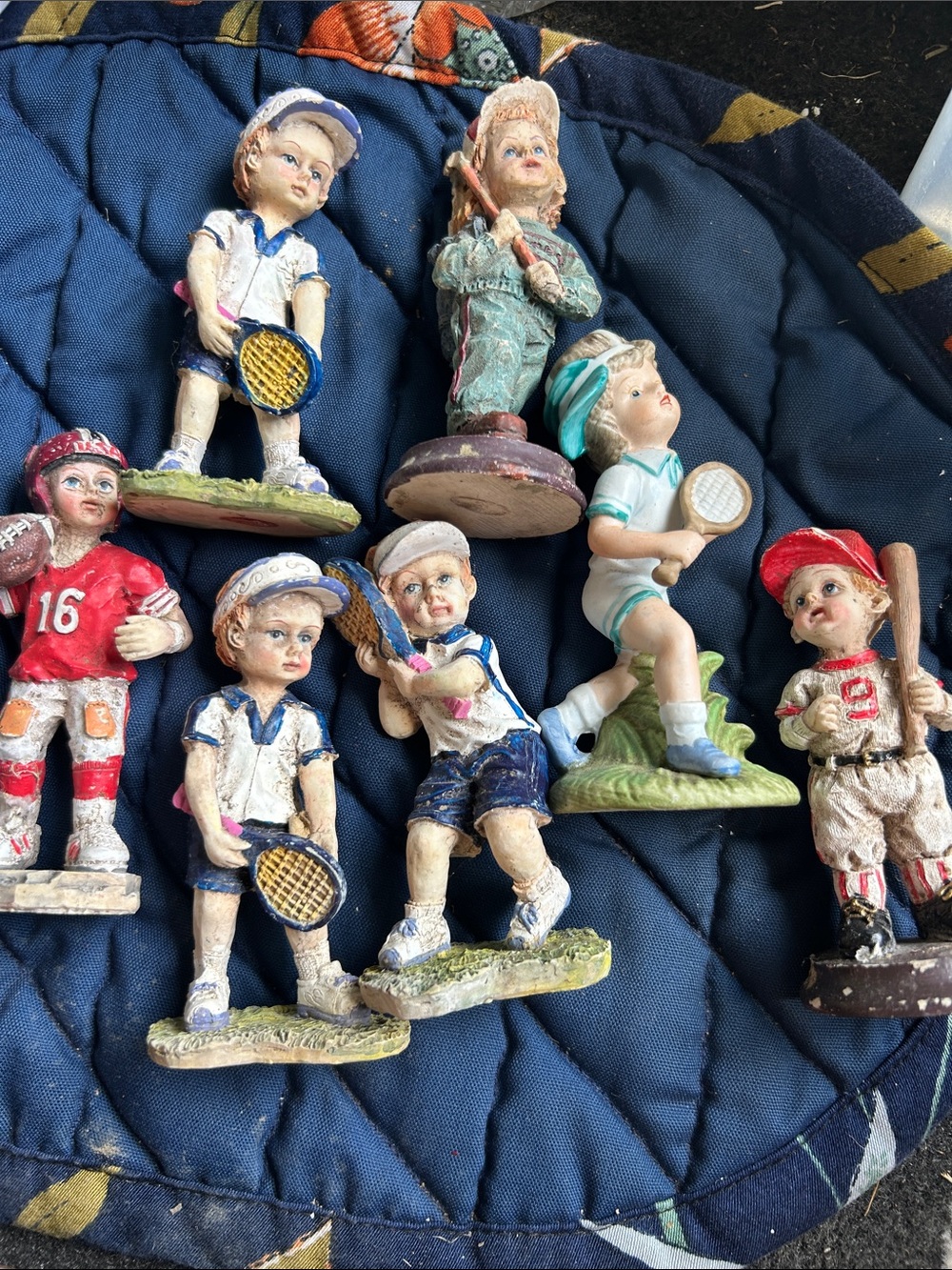 Brinks Multisport Child Figurine Set in Blue, Red, Green, White